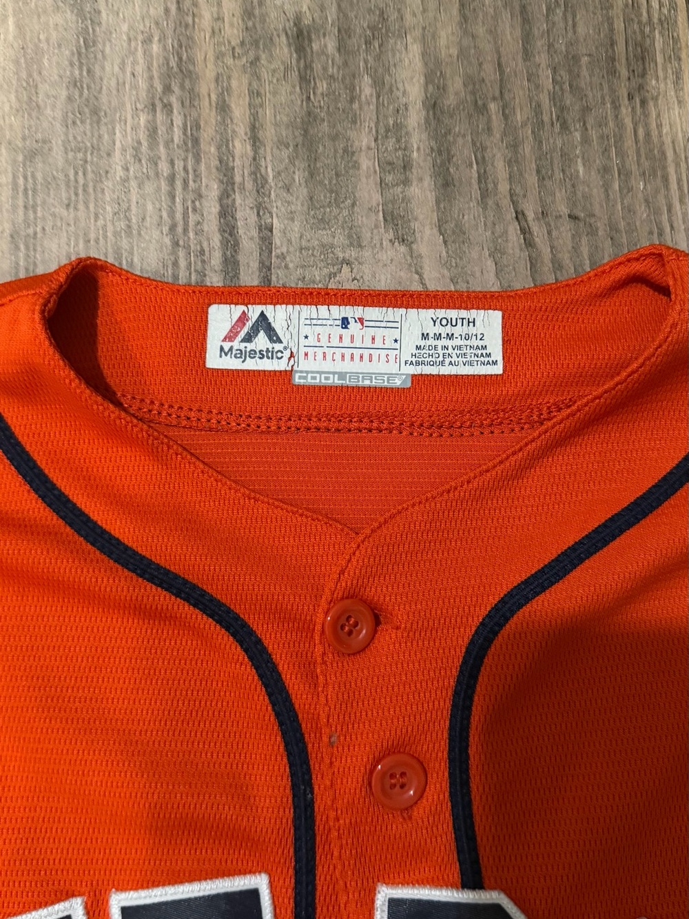 BUNDLE Houston Astros/NFL Kids Navy & Orange Team Jersey - Brand: Nike/Majestic - Picture 14 of 16